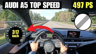 GERMAN AUTOBAHN TOP SPEED  AUDI A5  SDV CARS