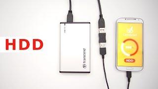 Connect Hard Drive to Android Smartphone