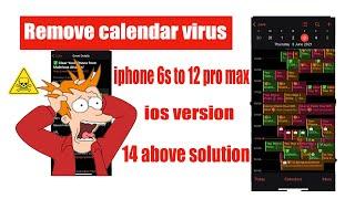 iPhone Calendar Virus How To Remove it  iOS 14 above