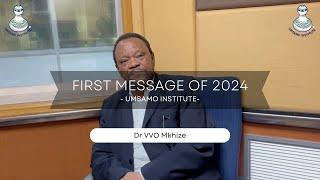 The first message of the New Year from uDkt VVO Mkhize