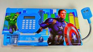 Latest Calculator With LED  Pencil Case  Unboxing And Review  Calculator Geometry Box Pencil Box