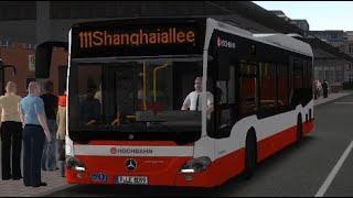 Omsi 2 #395 Linie 111 in die Hafen City Citaro 2 LE