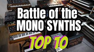 Battle of the Mono Synths Top 10 Analog Classics