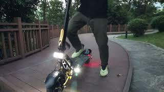 Riding the iENYRID ES30 Electric Scooter  1200W Dual Motors 52V 20AH Battery NFC Function
