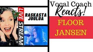 LIVE REACTION Raskasta Joulua Heavy Christmas - Floor Jansen  Vocal Coach Reacts & Deconstructs
