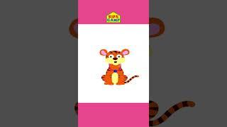  Learn Animals On Finger Family Song  #shorts #learnanimals #fingerfamily