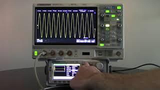 Oscilloscope Search and Navigate Example Quickly Identify Dirty Power