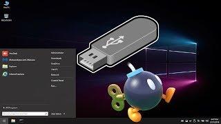 BoB Omb Modified Win 10 PE v4.8 Live Operating System USB Installation Guide and OverView 2019