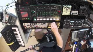 Psychedelic jam session - KORG ms-20 TR-8 analog four line6 volca - BURG - The saucer people