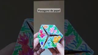 Flexagono de papel. #flexagon #flexagono #hexagon #hexaflexagon