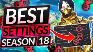 NEW BEST Settings for PRO AIM and KILLS - Sensitivity FoV Crosshair - Apex Legends Guide