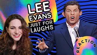 American Reacts - LEE EVANS - Just For Laughs