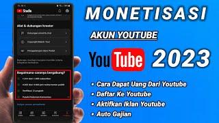 CARA DAFTAR MONETISASI YOUTUBE TERBARU 2023