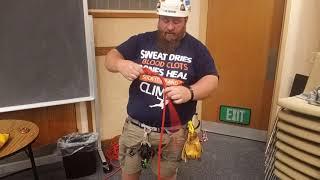 how to set up the rope and belay 4 cope