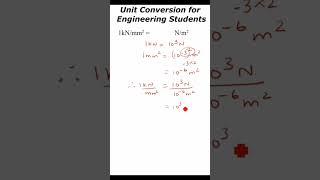 Units Conversion for Engineering Students L7 #engineeringmechanics #engineeringlife #maths
