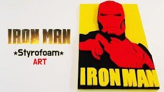 IRON MAN아이언맨 Avengers drawing and painting  -Foam Art-