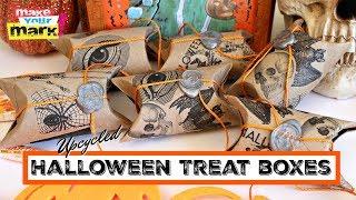 Halloween Treat Boxes DIY