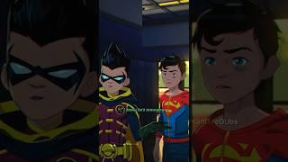 SuperSons Vs The School BULLY  #youtubeshorts #shorts #robin #superman #batman #dccomics #flash