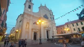 Loano Italy  - Summer 2023 - 4K 60fps HDR Walking Tour