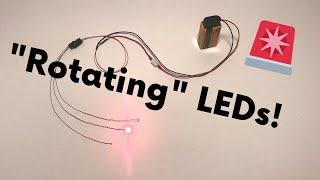 Rotating Emergency LED Flasher for Older Cop Cars Warning Towers Drones and More