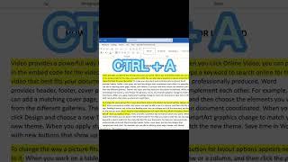 How to remove yellow highlights in Word all at once #minhacademy #mswordtutorial #highlights