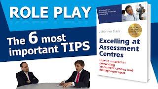 Assessment Center Role Play - The 6 most important tips to master this task successfully