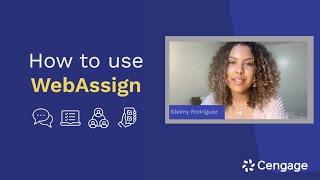 How to Use WebAssign – Student Overview