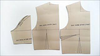 How To Draft A Basic Bodice Pattern  Basic Bodice Pattern With 2 Darts Tutorial  For Beginners 