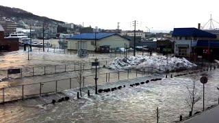 2011 Japan Tsunami - Hakodate City Hokkaido. Full Footage