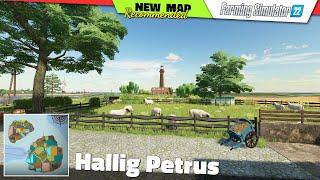 FS22  NEW MAP Hallig Petrus - Farming Simulator 22 New Map Review 2K60