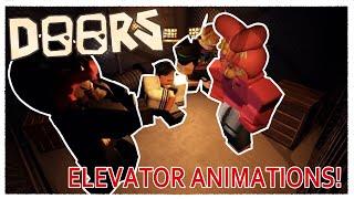 ROBLOX DOORS  All Player Elevator Animations
