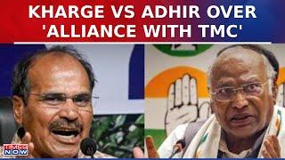 Mallikarjun Kharge Vs. Adhir Ranjan Chowdhury Over Alliance With TMC SaysHigh Command Will Decide