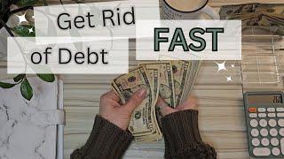 Get out of debt FAST  Dave Ramsey Inspired #debtfreejourney2023 #everydollarapp