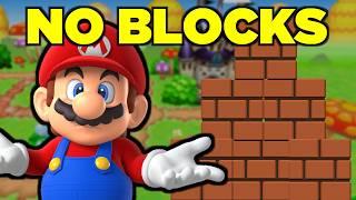 New Super Mario Bros. DS but I cant touch BLOCKS