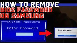 How To Remove Bios Password Samsung laptop