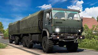 ETS2 Militärtransport KamAZ 43101 Army auf der SibirMap 2015 EURO TRUCK SIMULATOR 2