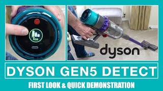 Dyson Gen5 Cordless Vacuum Cleaner First Look & Quick Demonstration