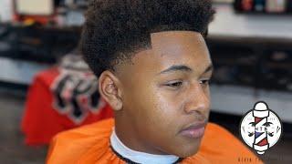 FLAWLESS TAPER FADE ON COARSE HAIR  Barber Tutorial