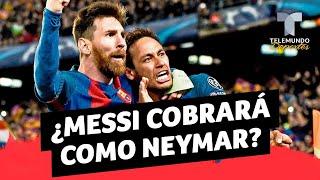 LEquipe adelanta el contrato de Messi ¿cobrará más o menos que Neymar?  Telemundo Deportes