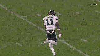 A.J. Browns 68-yard TD recaptures Eagles lead on second play of half