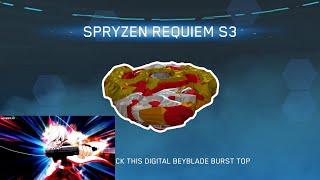 SPRYZEN REQUIEM S3 QR CODE - Beyblade Burst Evolution App - ベイブレードバースト 베일 블레이드 버스트