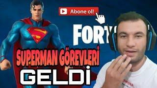 Fortnite  SUPERMAN GÖREVLERİ  NASIL YAPILIR ? NEREDE BULUNUR