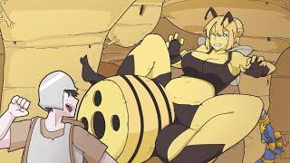 Queen Bee Boss Fight  Terraria Anime