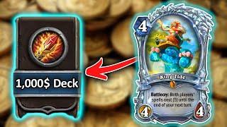 Can a 1000$ Deck Win a Game of Hearthstone?