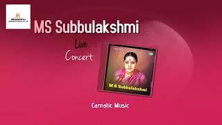 MS Subbulakshmi   Live Concert