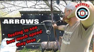 Trad Archery 101 - Arrow Speed how fast does it really drop off?