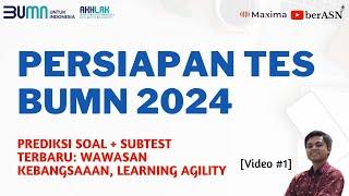 PREDIKSI SOAL TES BUMN 2024 SEMUA KISI-KISI  PERSIAPAN TES BUMN 2024