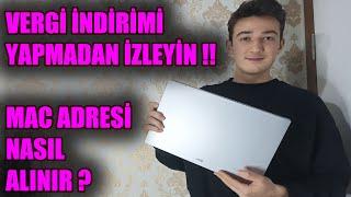 MAC Adresi Nasıl Alınır  Öğrenci Vergi İndiriminde Bilgisayar-Tablet Aldıktan Sonra Ne Yapmalıyız ?