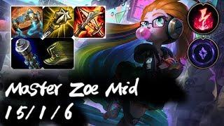 Master Zoe Mid vs Yasuo  Best Build&Rune  Korea High Elo Replays