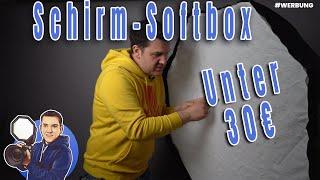 Meine Lieblings-Softbox unter 30€ für Aufsteckblitz und Studio Schirm-Softbox von Godox und Neewer